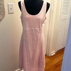 Columbia pink and white casual dress